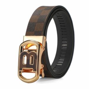 Premium Leather Letter B Belt